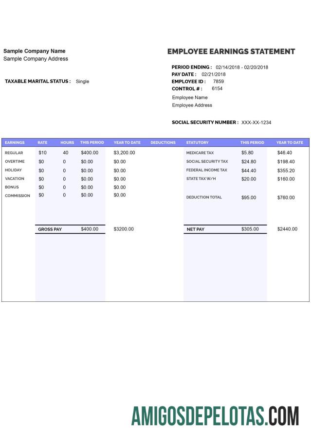Para download Modelo de declaração de rendimentos do FUNCIONÁRIO em formato Word e PDF versão 8